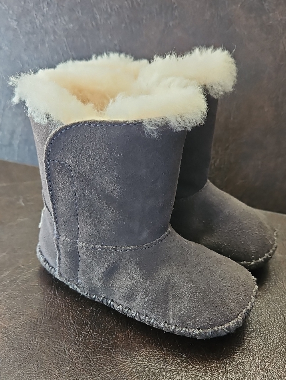 Ugg Infant Shearling Grey Boots 4/5